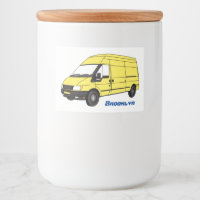 Delivery van illustration 