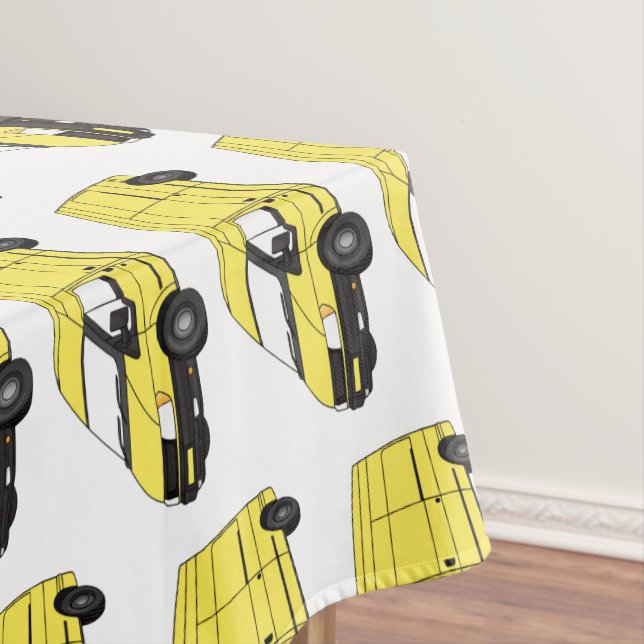 Delivery van illustration  tablecloth (In Situ)