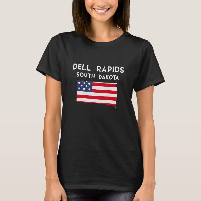Dell Rapids South Dakota USA State America Travel  T-Shirt (Front)