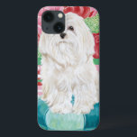 Della Rose Maltese iPhone 13 Case<br><div class="desc">Animals</div>