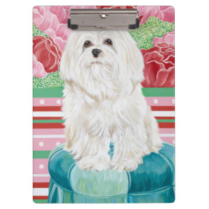 Della Rose Maltese Clipboard