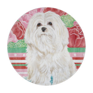 Della Rose Maltese Cutting Board