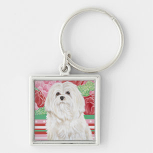 Della Rose Maltese Key Ring