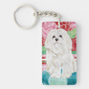 Della Rose Maltese Key Ring
