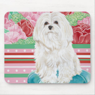 Della Rose Maltese Mouse Mat