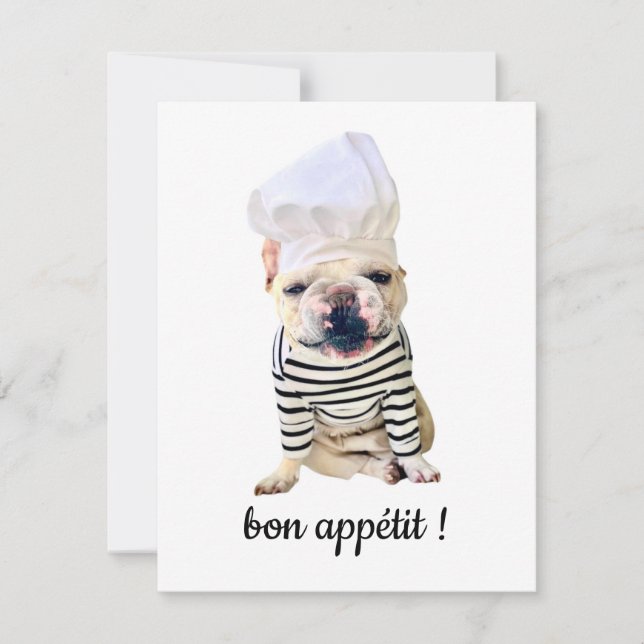 DELLALAFRENCH BON APPETIT! CARD (Front)
