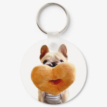 Dellalafrench Heart Doughnut Keychain !