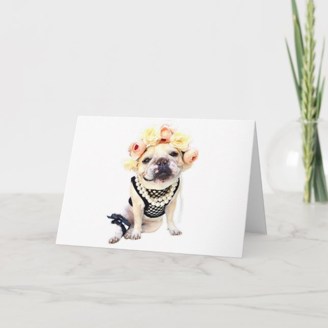 Dellalafrench Note Card Flower  (Front)