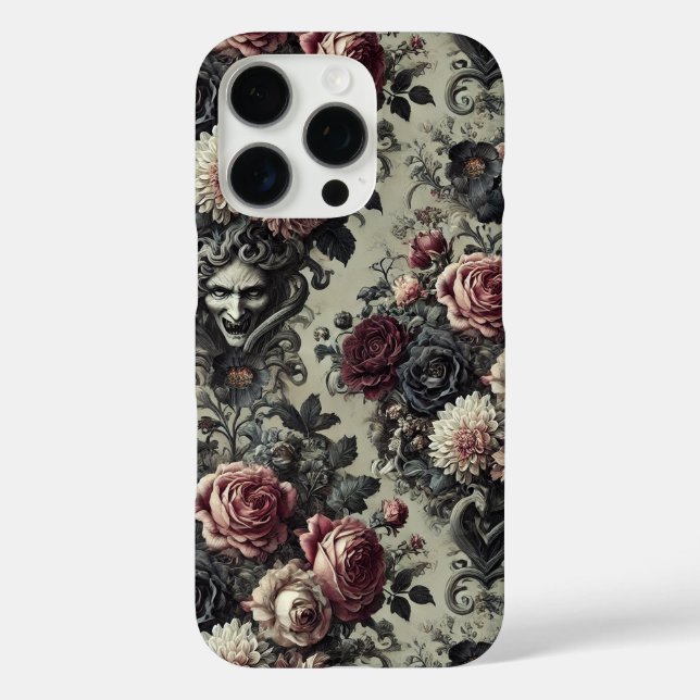 🩸 Dellamorte Dellamore – Gothic Floral Design Case-Mate iPhone Case (Back)