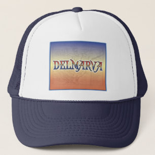 DelMarVa Antique Map Trucker Hat