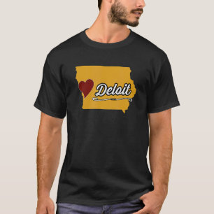 DELOIT IOWA IA USA Cute Souvenir Merch US City Sta T-Shirt