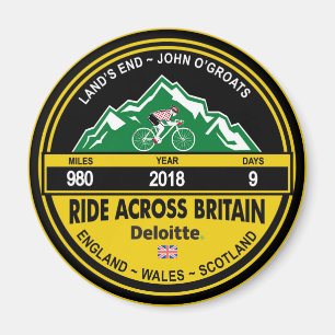Deloitte RIDE ACROSS BRITAIN 2018 Magnet