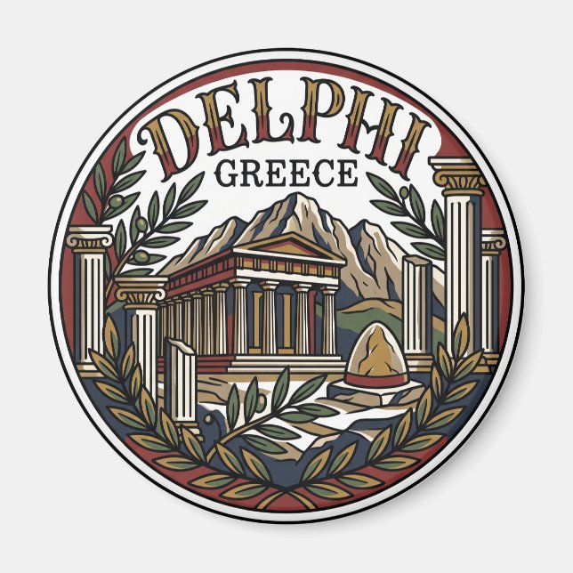 Delphi Greece Magnet (Front)