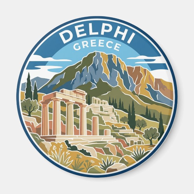 Delphi Greece Magnet (Front)