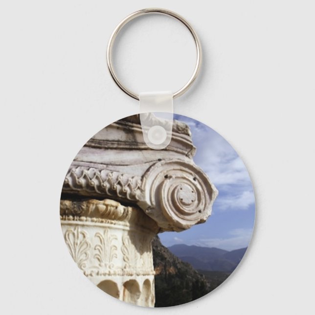 Delphi Temple Key Ring (Front)
