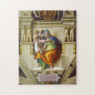 Delphic Sibyl by Michelangelo Jigsaw Puzzle