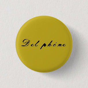 DElphine from the TV show Orphan Black,calligraphy 3 Cm Round Badge