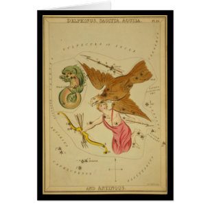 Delphinus, Sagitta, Aquila, and Antinous
