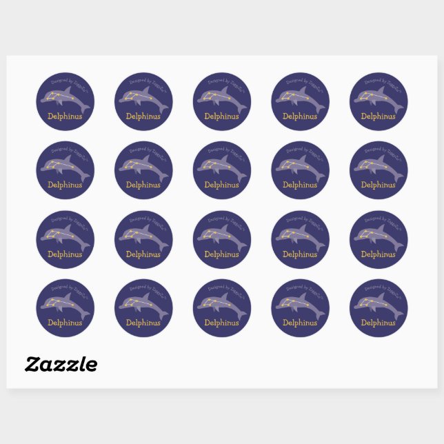 Delphinus the Dolphin Constellation Sticker (Sheet)