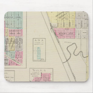 Delphos, Bennington, Ada, Verdi, Niles, Kansas Mouse Mat