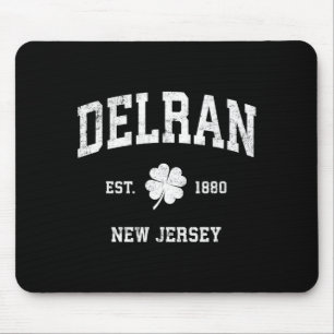 Delran New Jersey Vintage Shamrock Srts _1  Mouse Mat
