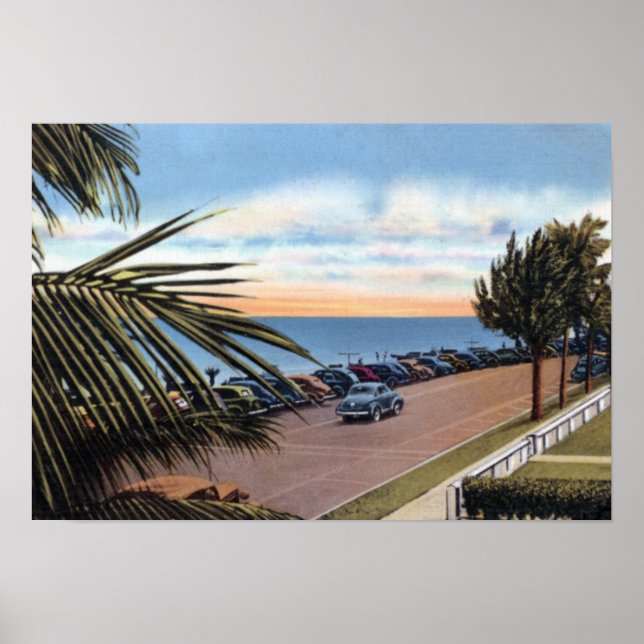 Delray Beach Florida Along the Coast 1940 Poster (Front)