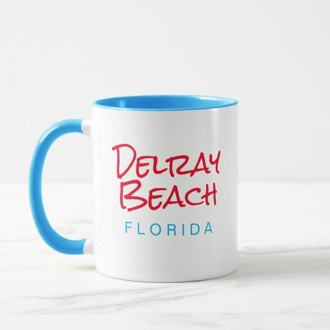Delray Beach Florida Coffee Mug (Left)