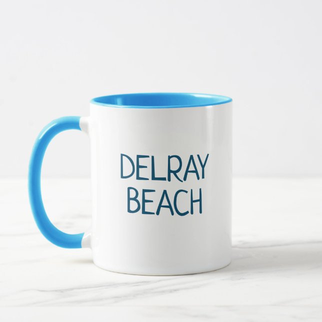 Delray Beach Florida Coffee Mug (Left)