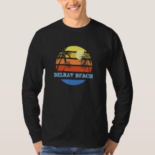 Delray Beach Florida Fl Beach Us Cities Beach Bum T-Shirt