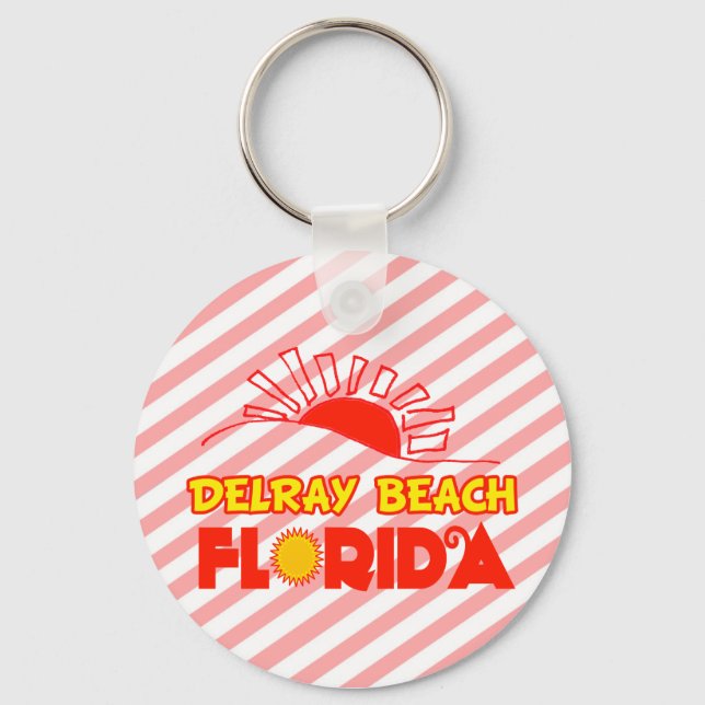 Delray Beach, Florida Key Ring (Front)