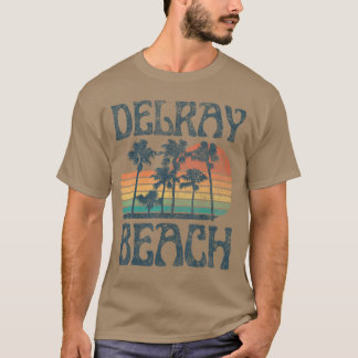 Delray Florida Beach Summer Vacation Vintage T-Shirt