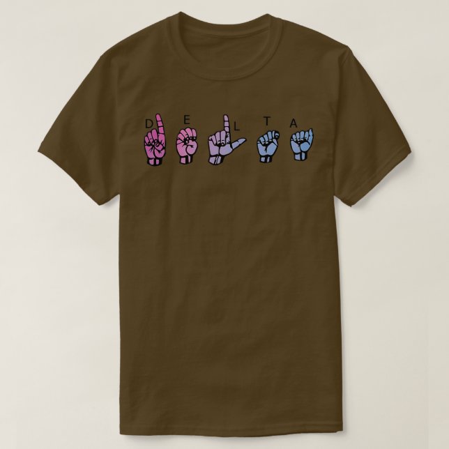 delta asl T-Shirt (Design Front)