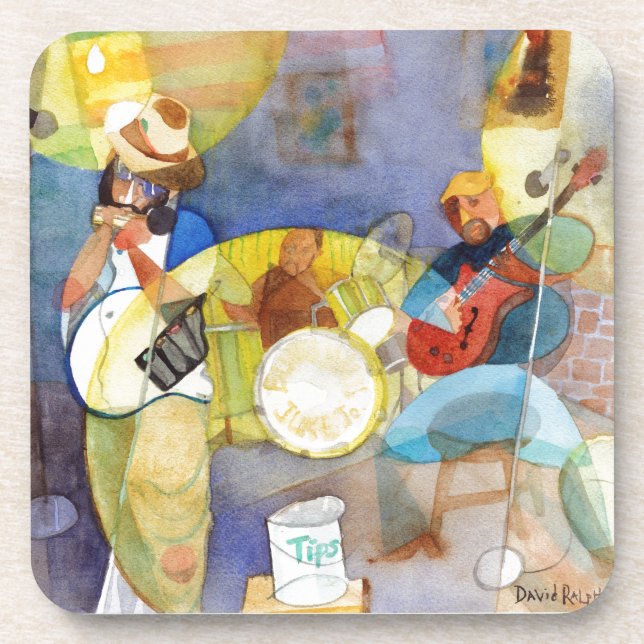Delta Blues Music Design Coaster (Front)