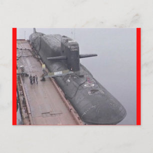 DELTA CLASS RUSSIAN SUBMARINE POSTCARD