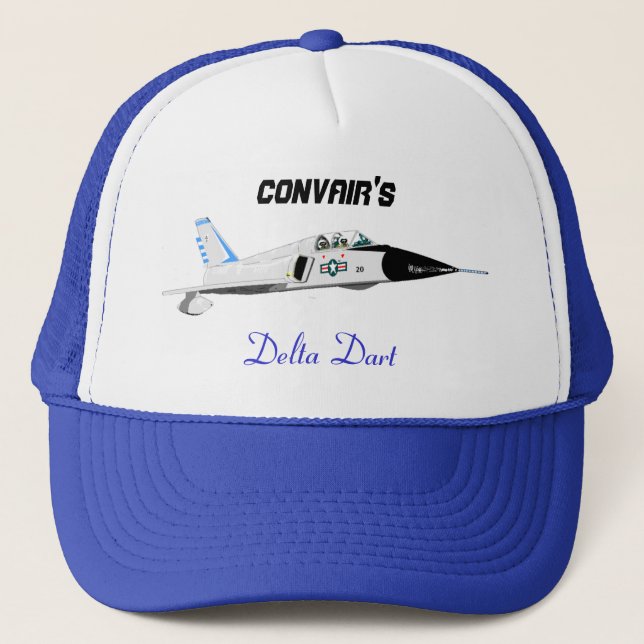 Delta Dart  cover Trucker Hat (Front)