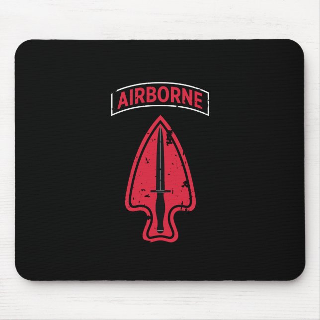 Delta Force "Special Forces" Distressed Mouse Mat (Front)