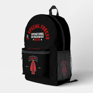 Delta Force Tribute Personalized Printed Backpack