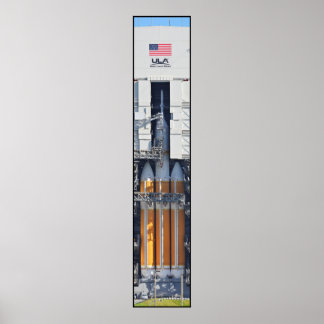 Delta IV Heavy with Orion Poster