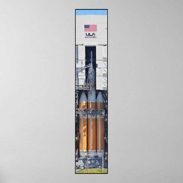 Delta IV Heavy with Orion Poster (Front)