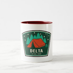 Delta National Forest Camping Two-Tone Coffee Mug