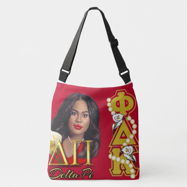 Delta Pi NSPDK Crossbody Tote (Front)