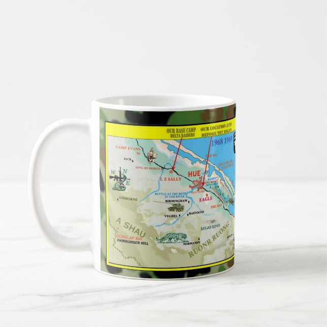 DELTA RAIDERS AO (Area of Operation) Coffee Mug (Left)
