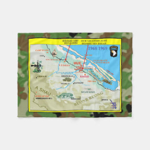 DELTA RAIDERS AO (Area of Operation) Fleece Blanket