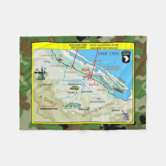 DELTA RAIDERS AO (Area of Operation) Fleece Blanket