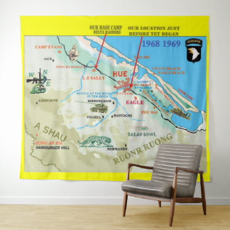 DELTA RAIDERS AO (Area of Operation) Tapestry