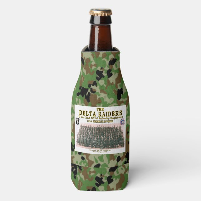 DELTA RAIDERS BOTTLE COOLER (Bottle Front)