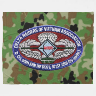 DELTA RAIDERS of VIETNAM ASSOCIATION (2) Fleece Blanket
