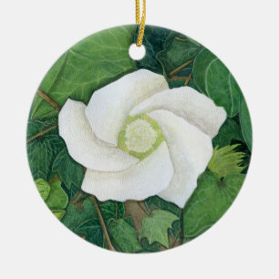 Delta Rose Ceramic Tree Decoration