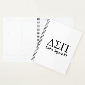Delta Sigma Pi Classic Logo Planner