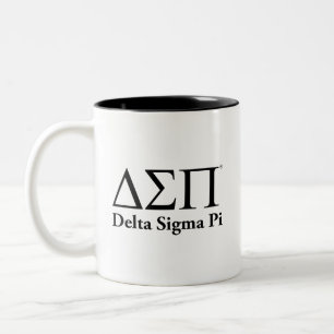 Delta Sigma Pi Classic Logo Two-Tone Coffee Mug